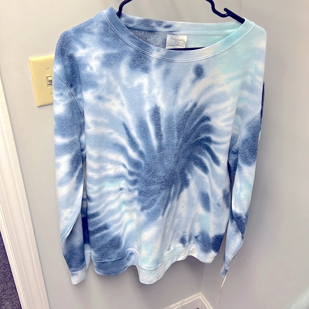 Tie dye crew neck